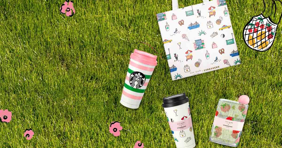 LOOK Starbucks releases a quirky cool collection with Kate Spade